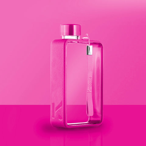 Kin Square Water Bottle - Hot Pink