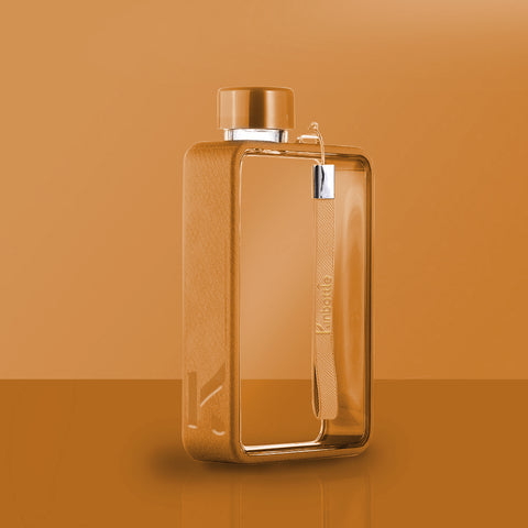 Kin Square Water Bottle - Caramel