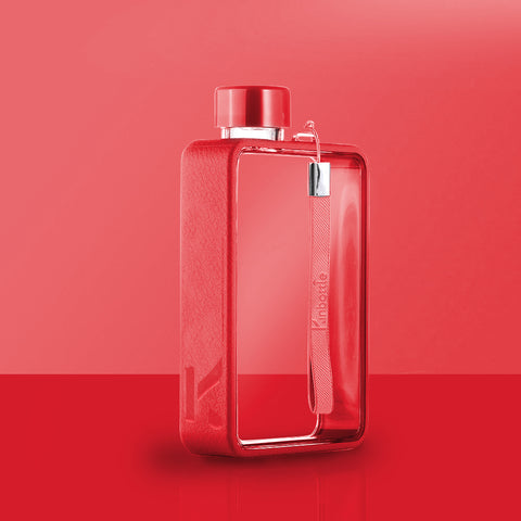 Kin Square Water Bottle - Red